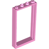 Lego rám dveří 1x4x6, světle růžová (6119404)